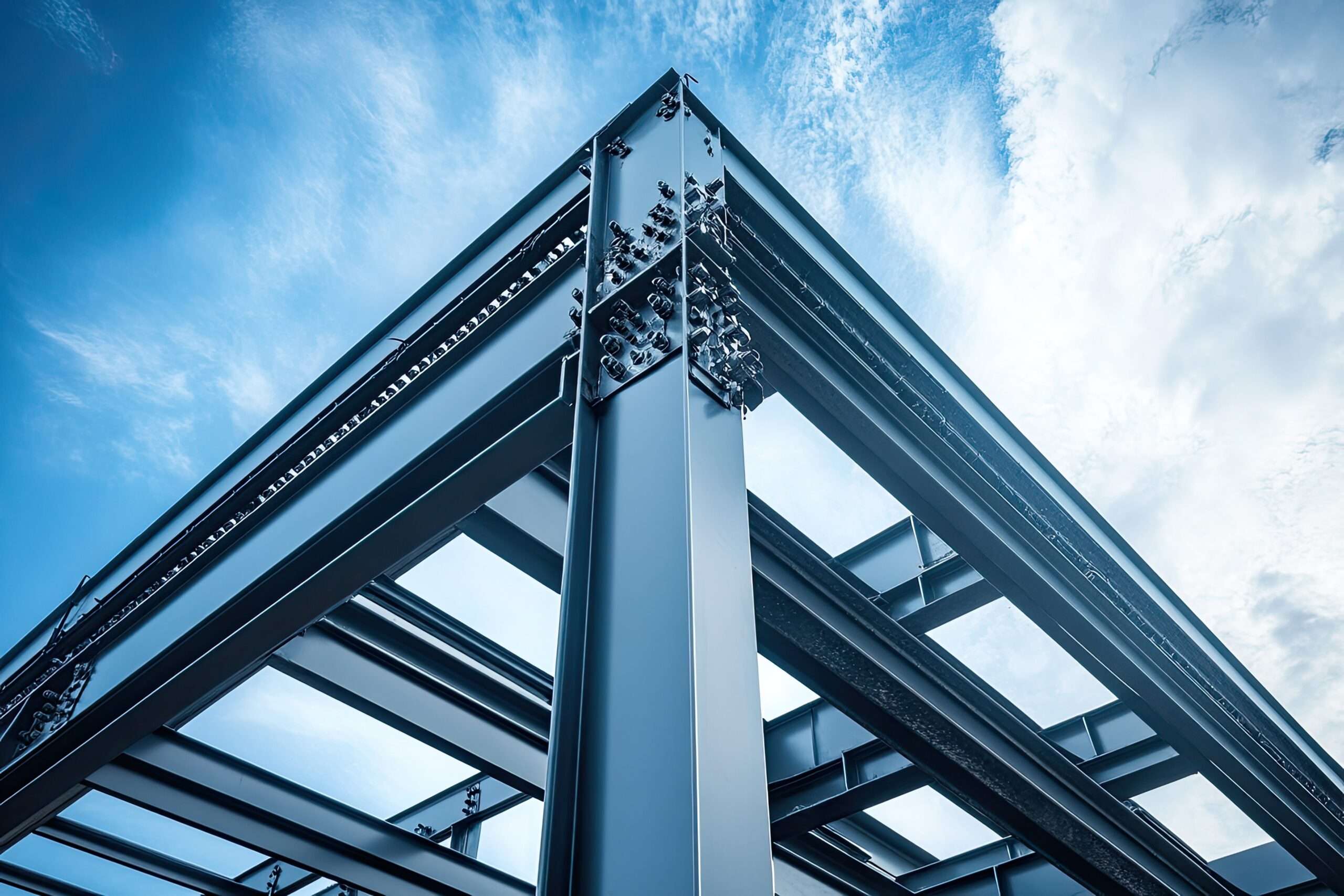 low-angle-view-metal-structure-against-sky